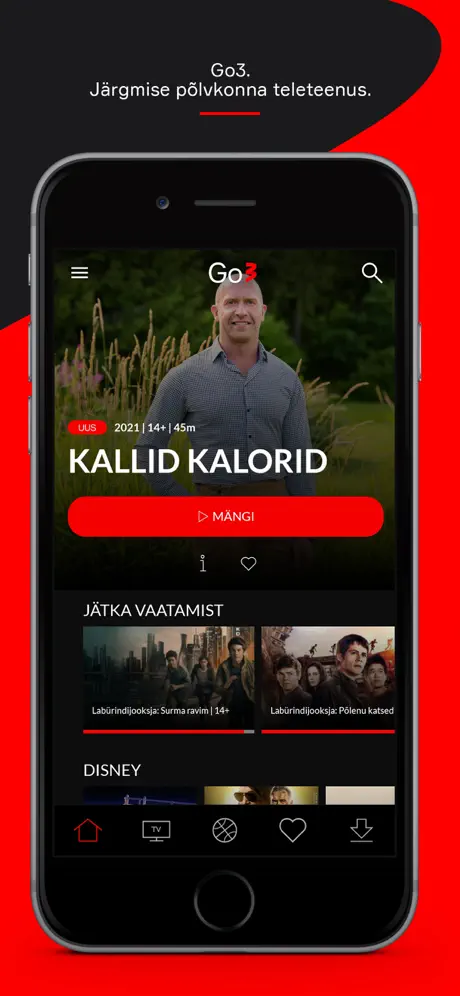 Go3 iOS app screenshot